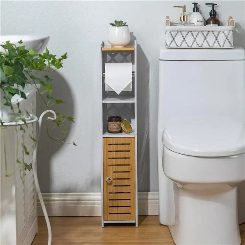 Toilet Paper Holder Stand  with Toilet Paper Holder